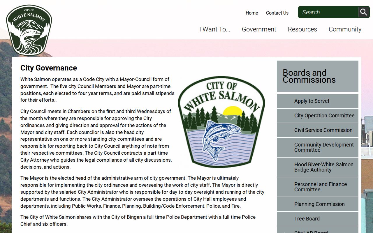 White Salmon court records compared with city governance information